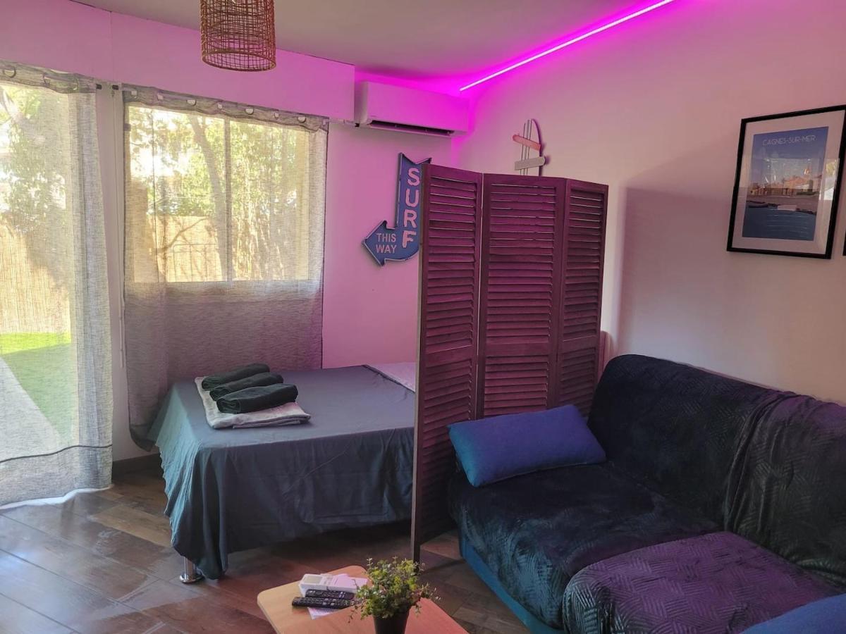 Parking privé + Jardin + Clim proche Plage&Resto Cagnes-sur-Mer Extérieur photo